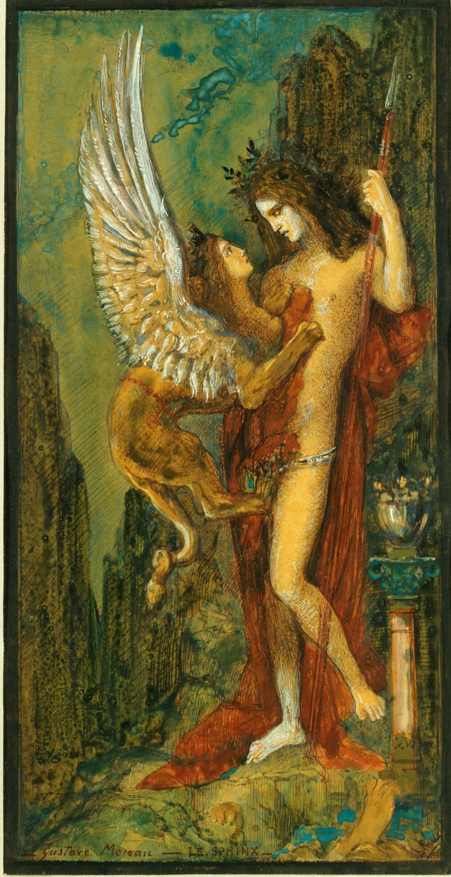 A Szfinx alkotó: Gustave Moreau