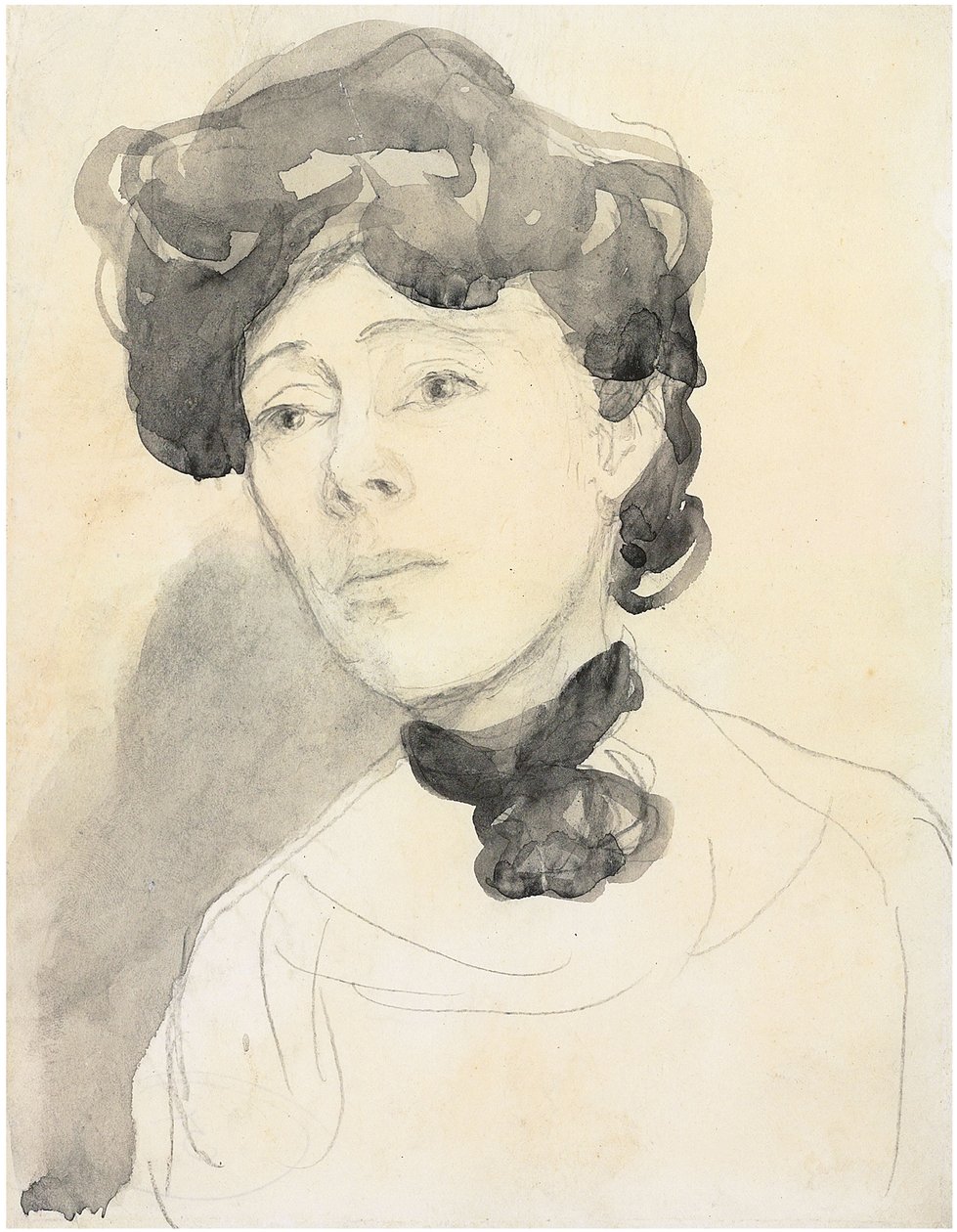 Hölgy portréja, c. 1909-1910 alkotó: Gwen John