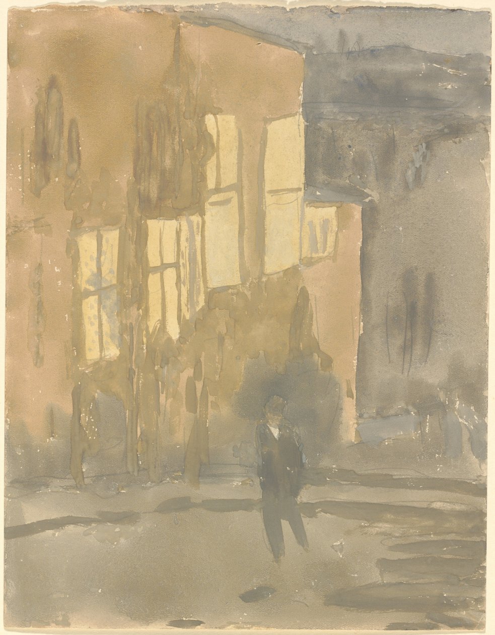 Street at Night, Meudon alkotó: Gwen John