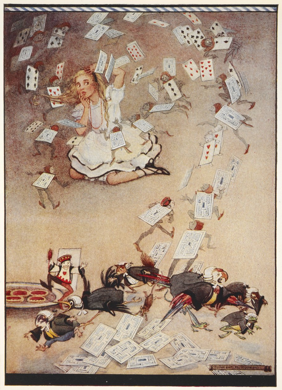 Alice és a kártyazuhany alkotó: Gwynedd M. Hudson