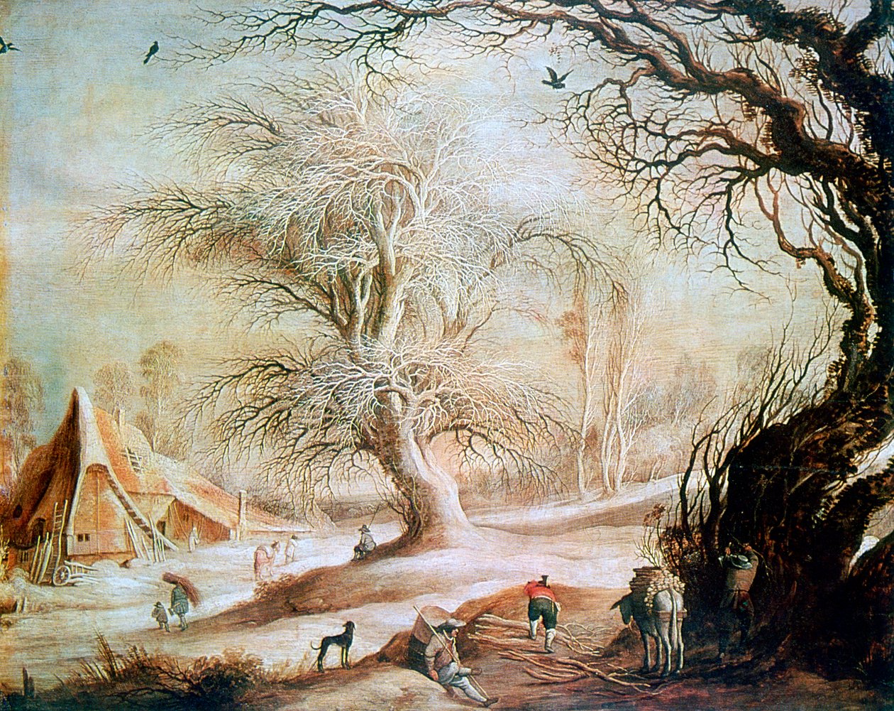 „Téli táj”, c1606-1656 alkotó: Gysbrecht Leytens