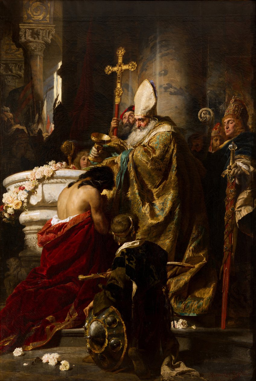 The Baptism of Vajk alkotó: Gyula Benczúr