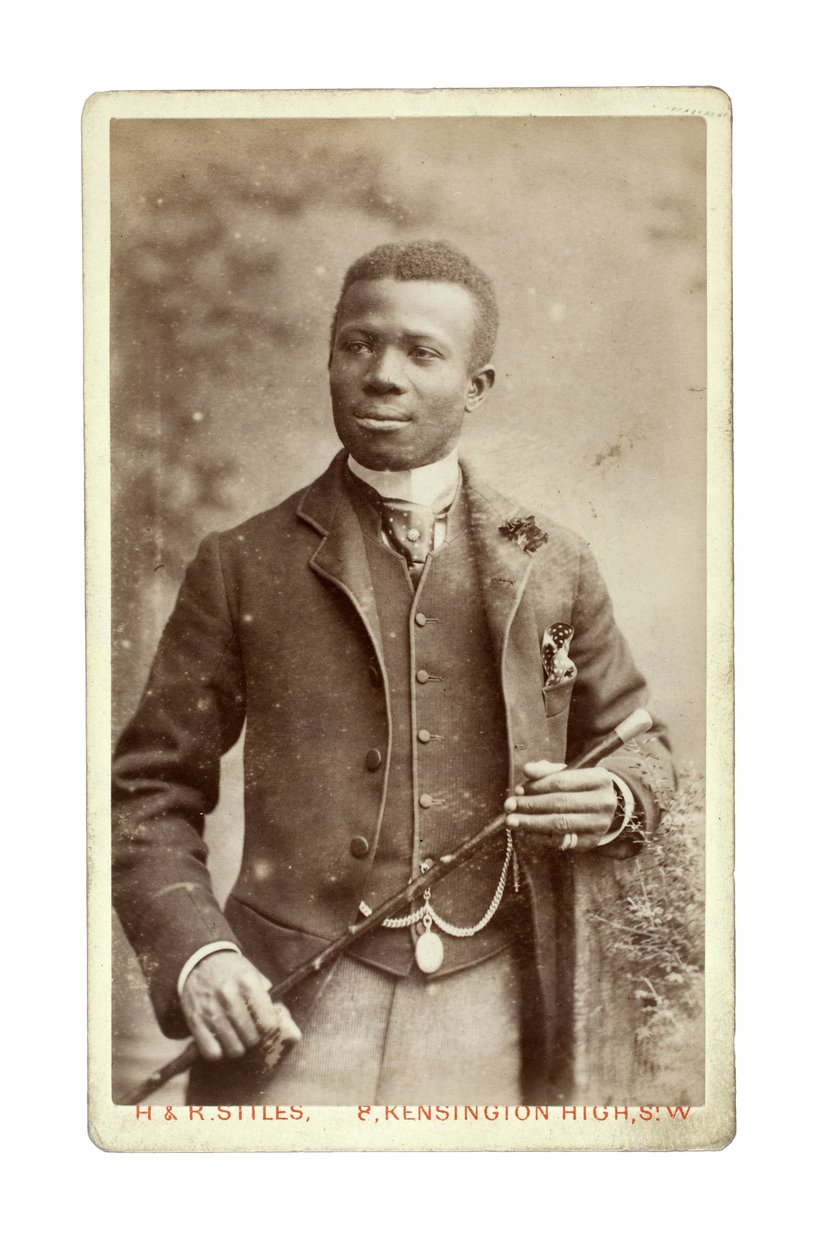 Arthur Boyle, afrikai herceg, London, 1880-as évek (albumnyomat) alkotó: H. and R. Stiles