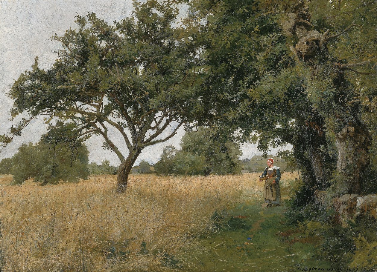 Bretagne táj alkotó: H. Bolton Jones