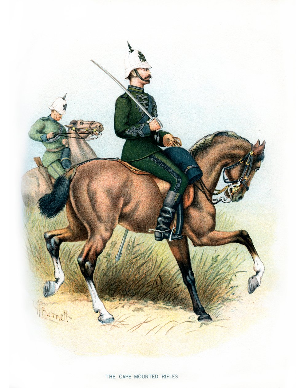 A Cape Mounted Rifles, c1890. alkotó: H. Bunnett