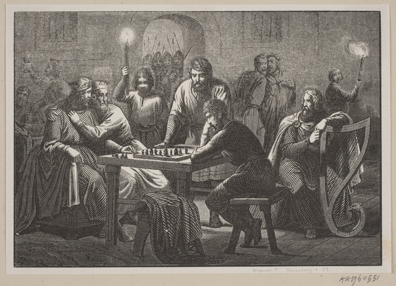 Illusztráció Fabricius Dánia történelméhez. alkotó: H. C. Henneberg