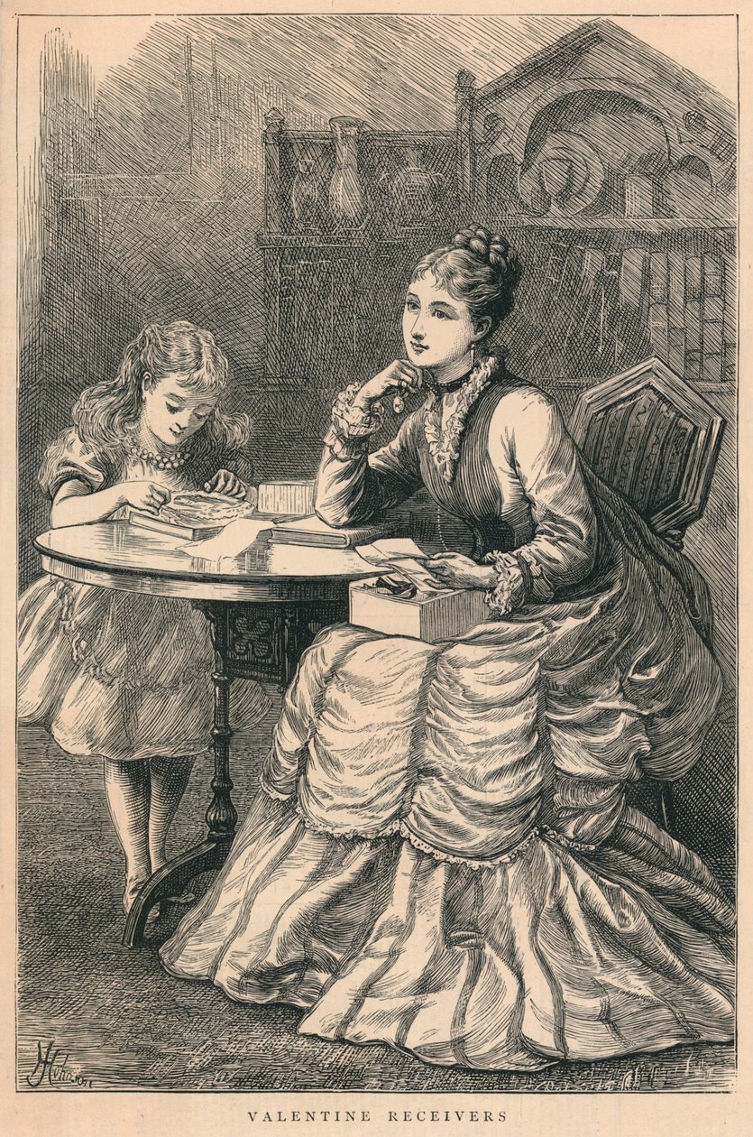Valentin fogadók, 1875. alkotó: H. Johnson