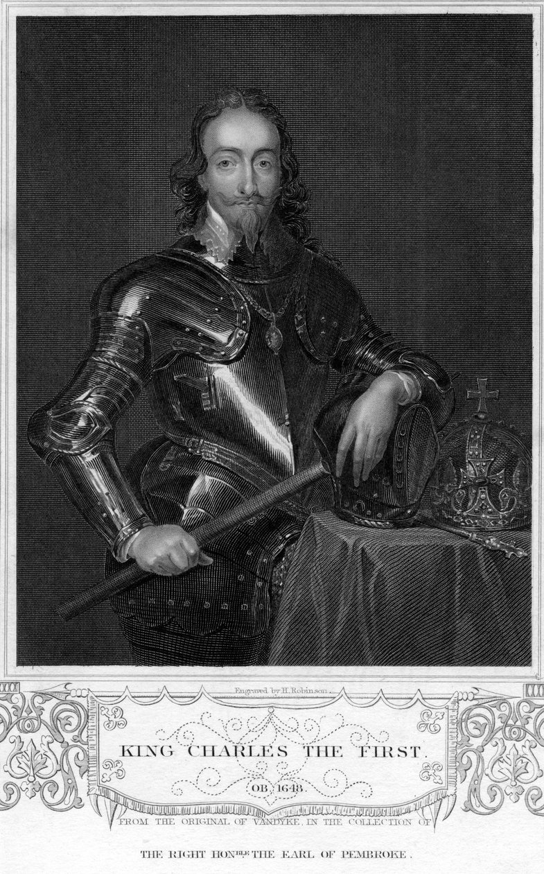 I. Károly angol, 19. század. alkotó: H. Robinson