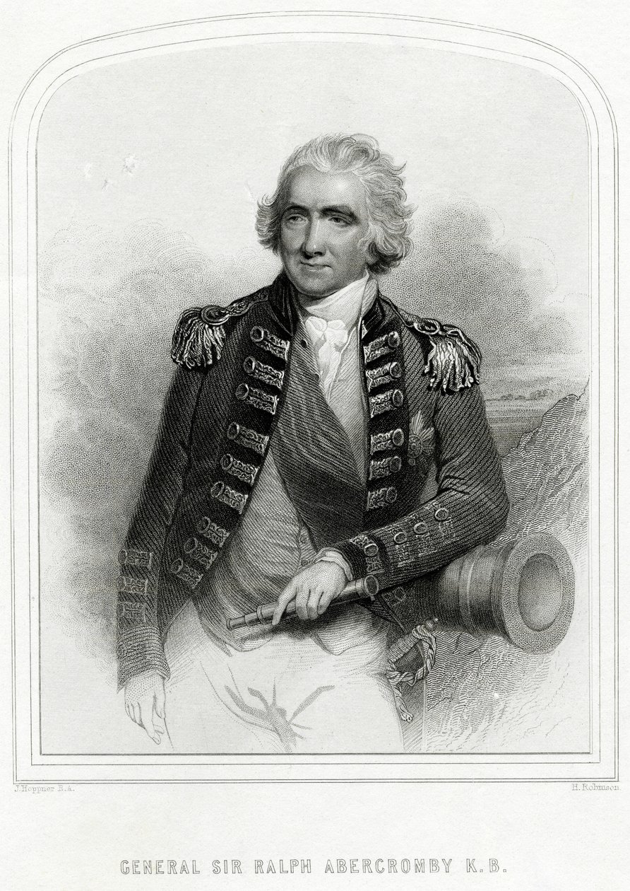 Ralph Abercromby 1734-1801, skót katona alkotó: H. Robinson