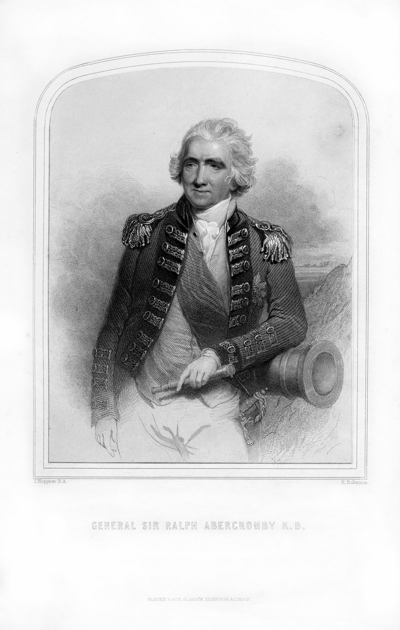 Sir Ralph Abercromby, brit altábornagy, 1870. alkotó: H. Robinson