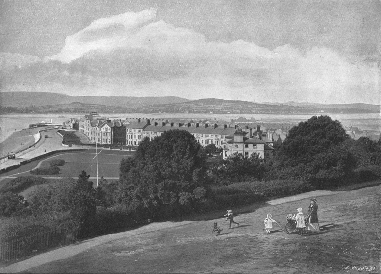 Exmouth a Beaconból, c1900 alkotó: H. T. Cousins