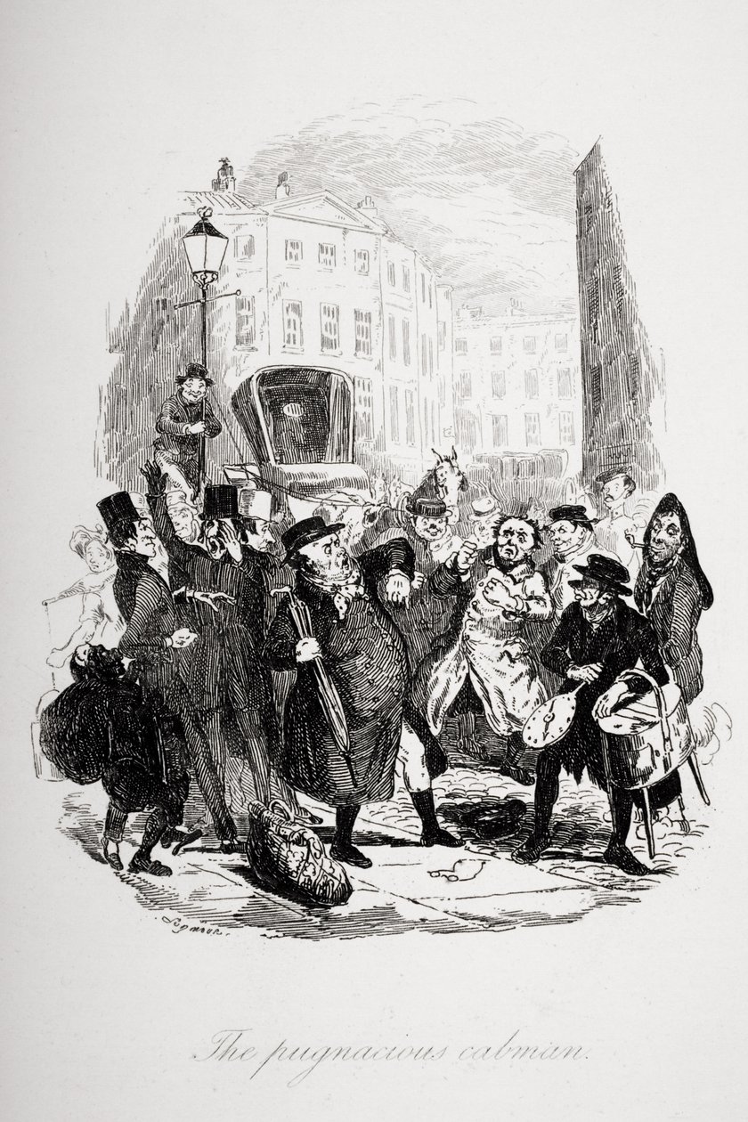 A csípős taxis, Charles Dickens (1812-70) 