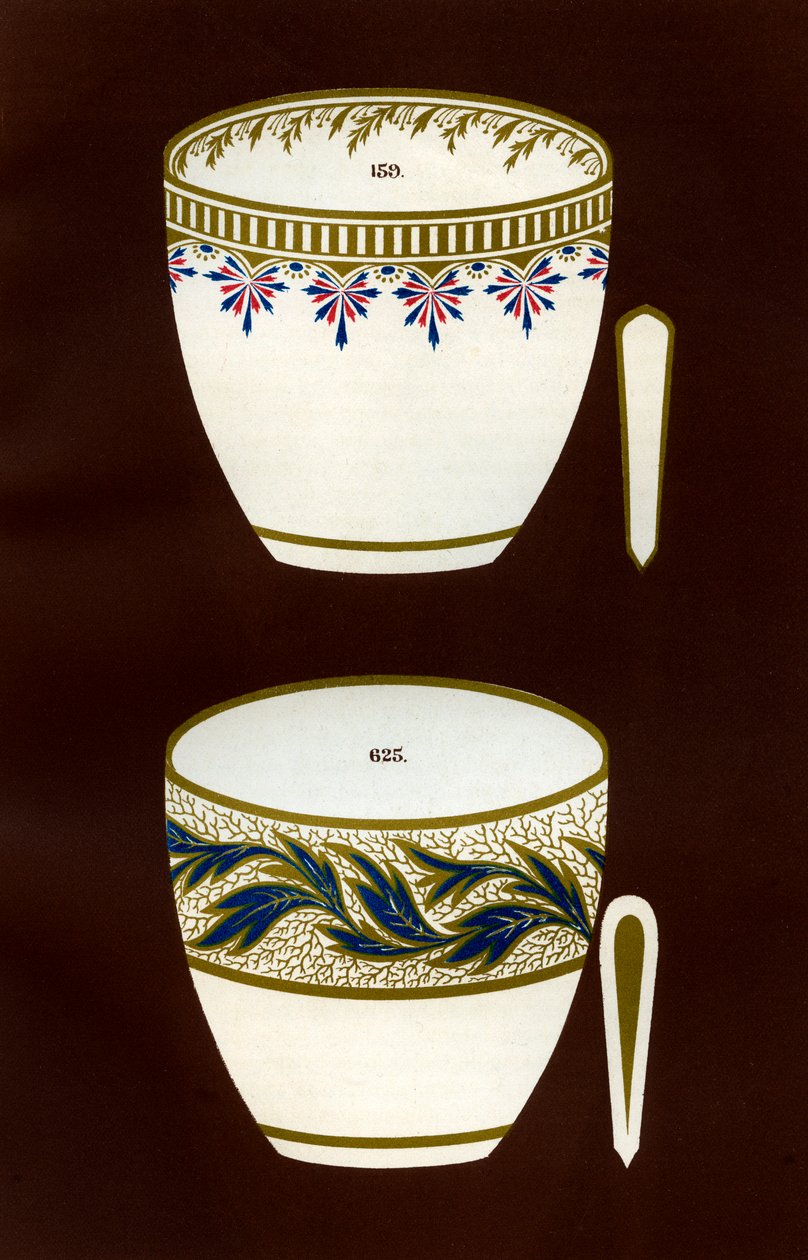 Derby minták, 1876. alkotó: Hall and England