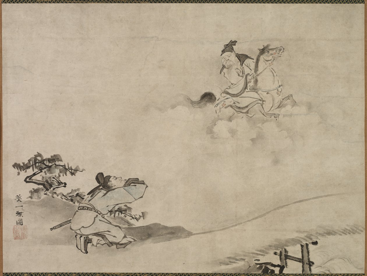 Daoista halhatatlan, 1615-1868. alkotó: Hanabusa Itcho