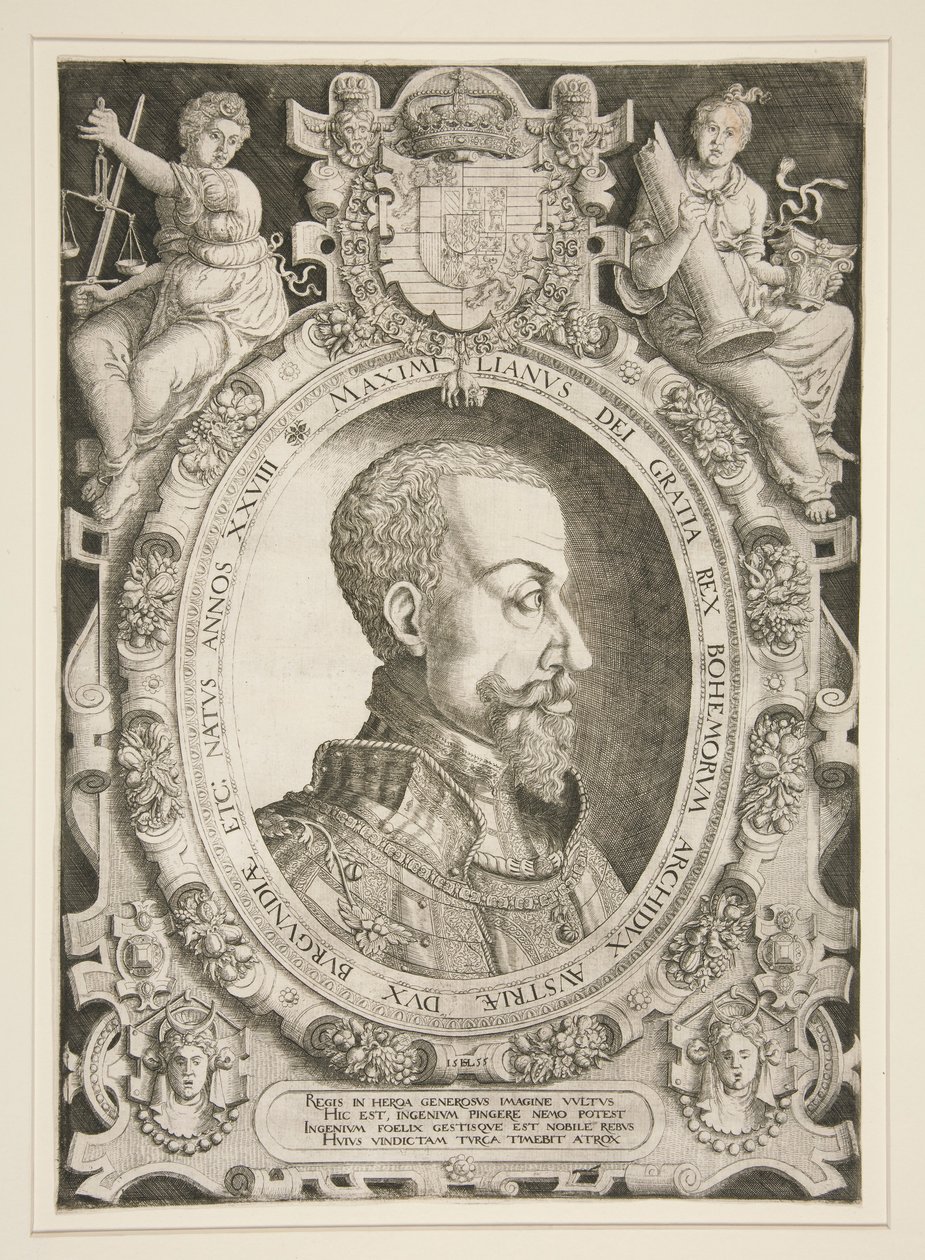 Maximilian II (Habsburg) portréja alkotó: Hanns Lautensack