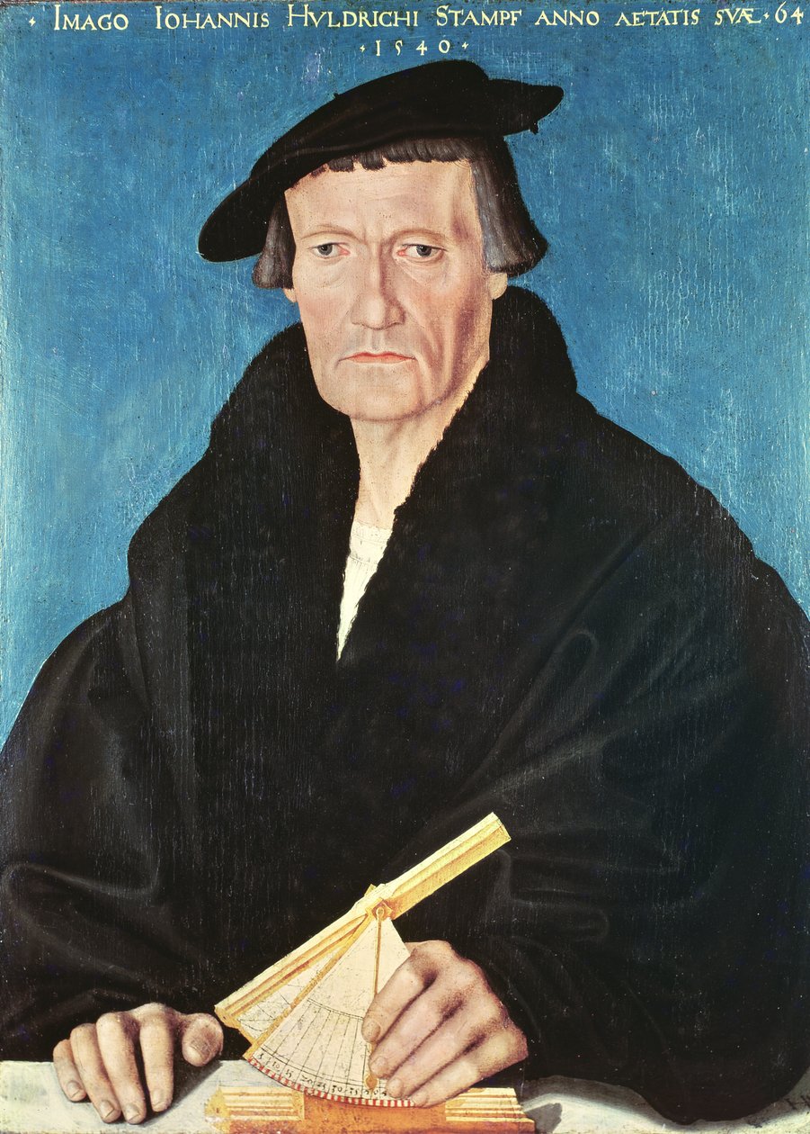 Ulrich Stampfer portréja, 1540 alkotó: Hans Asper
