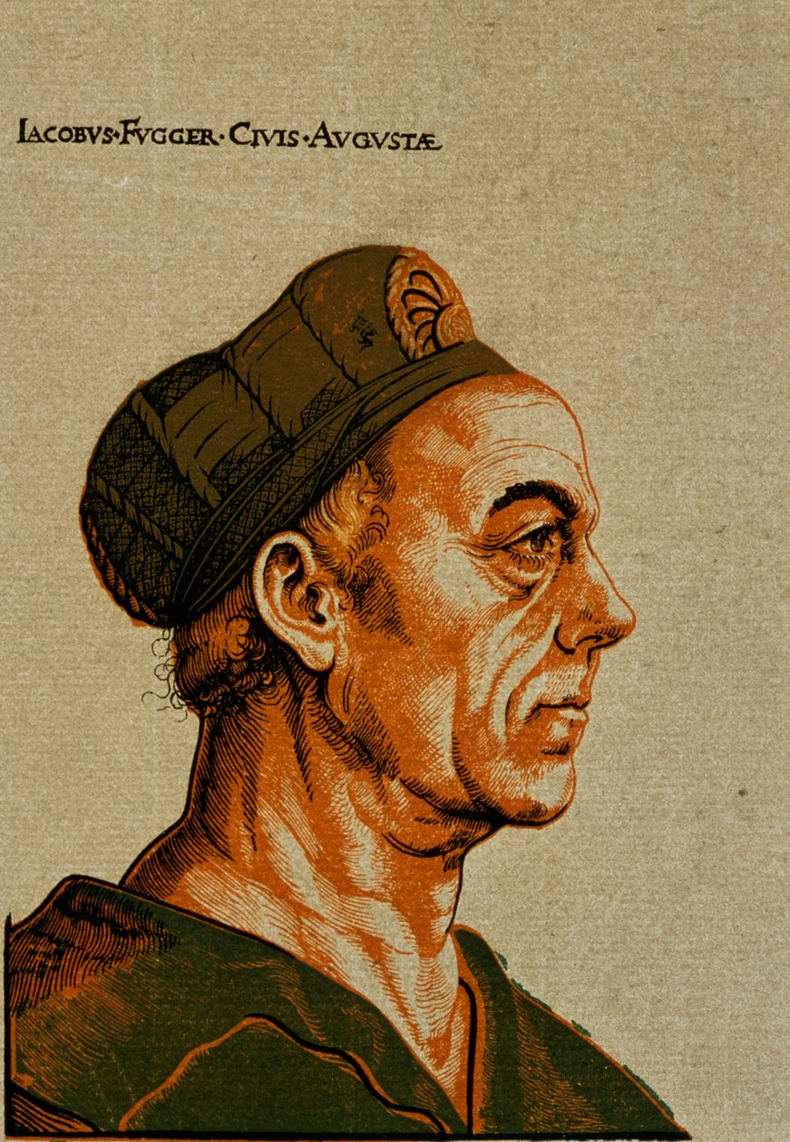 Jakob Fugger II, 151112 (chiaroscuro fametszet) alkotó: Hans Burgkmair