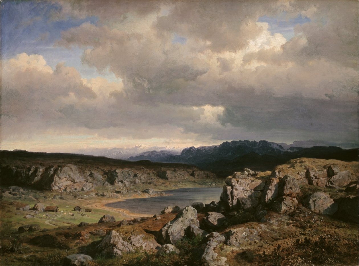 Norvég Felvidék alkotó: Hans Gude