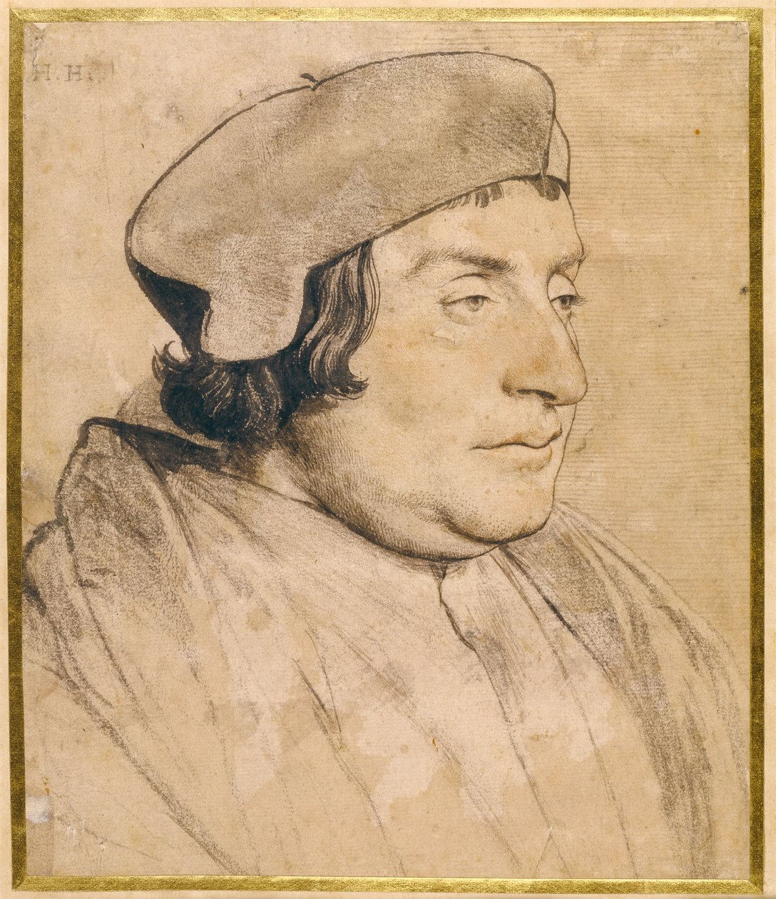 Tudós vagy pap portréja alkotó: Hans Holbein