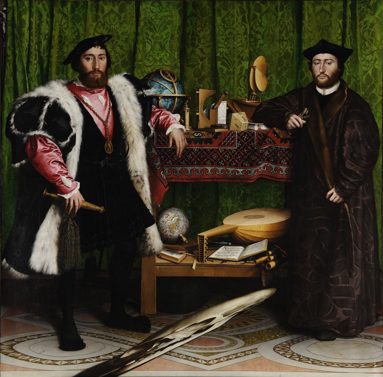 A nagykövetek alkotó: Hans Holbein der Jüngere