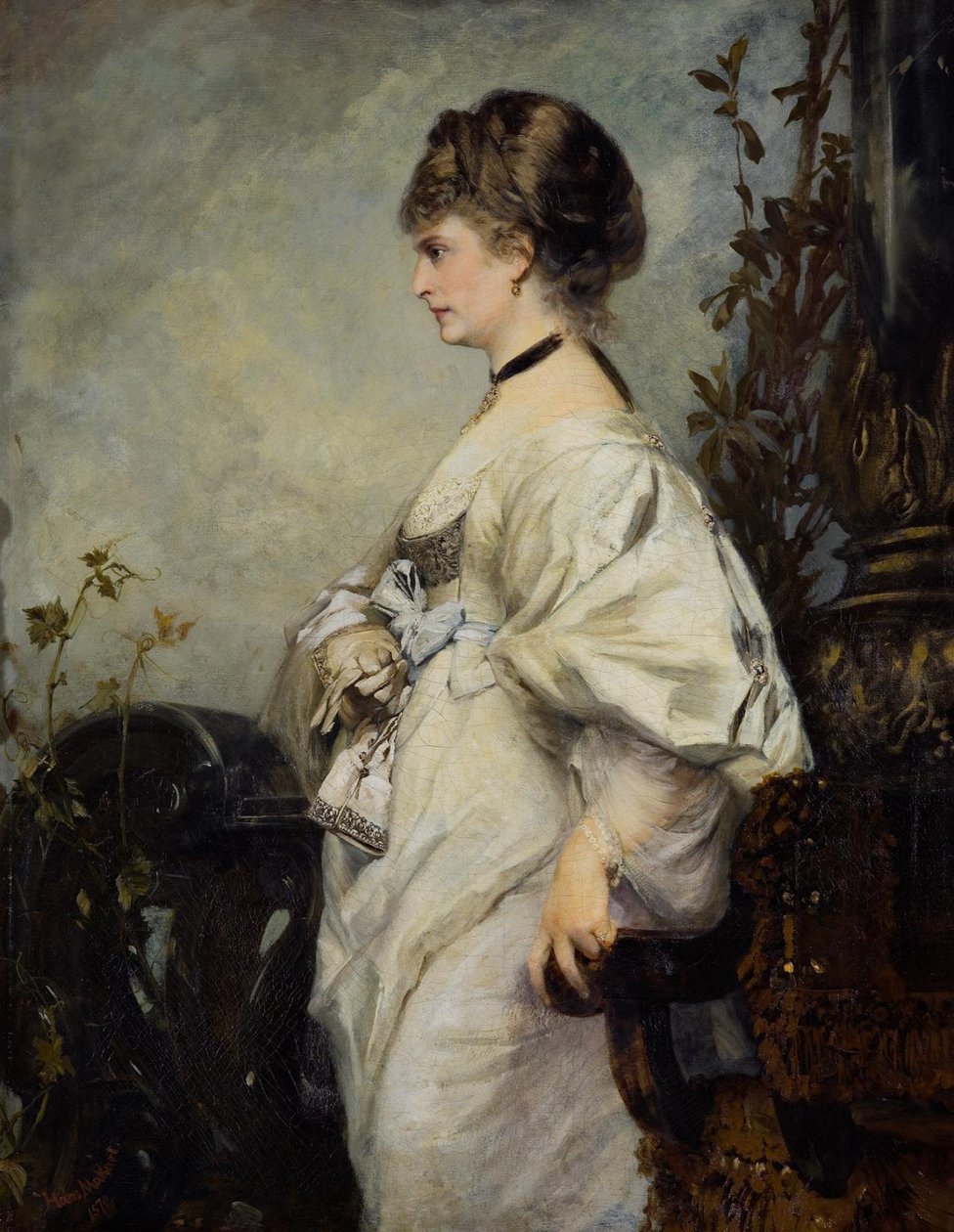  Magdalena PlachnEnglish: Portrait Magdalena Plachn alkotó: Hans Makart
