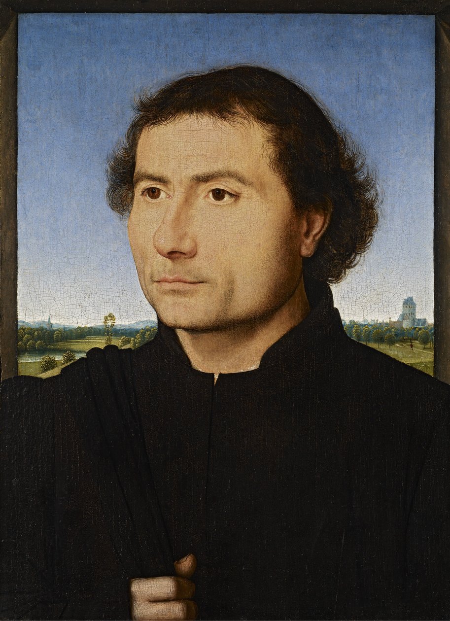 Egy férfi portréja alkotó: Hans Memling