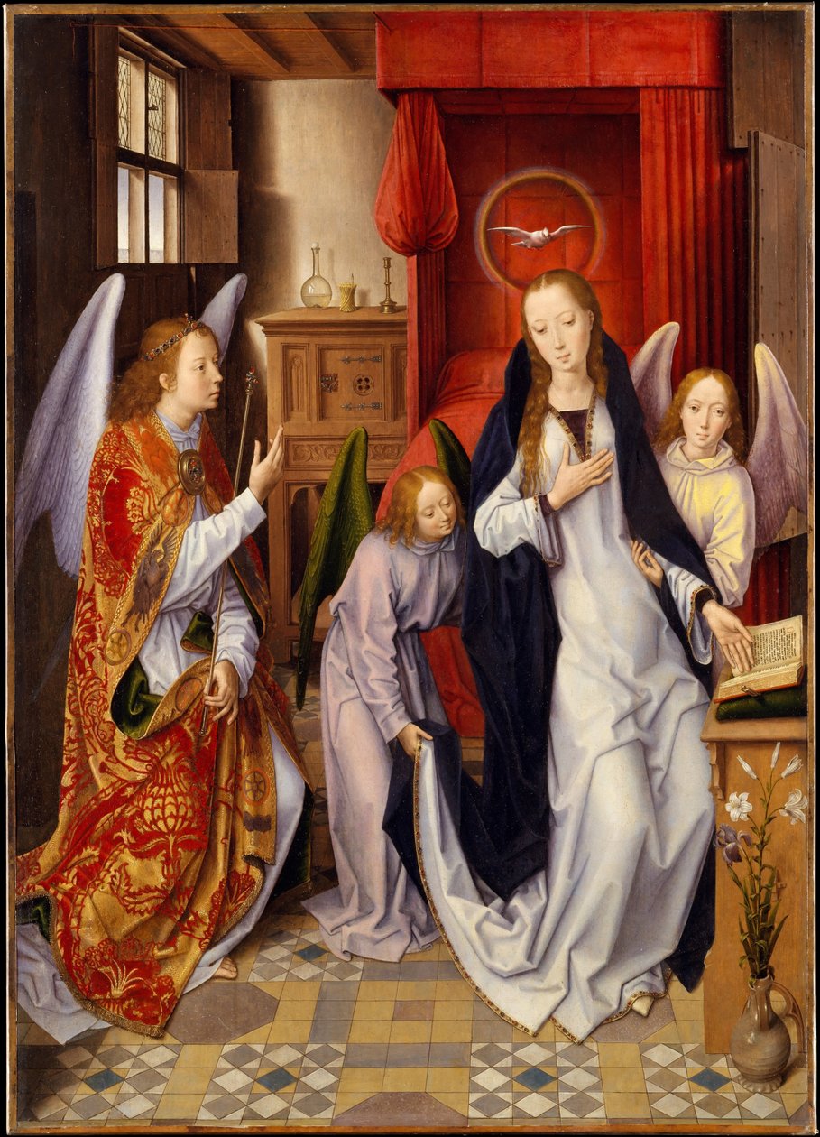 Az Annunciáció alkotó: Hans Memling