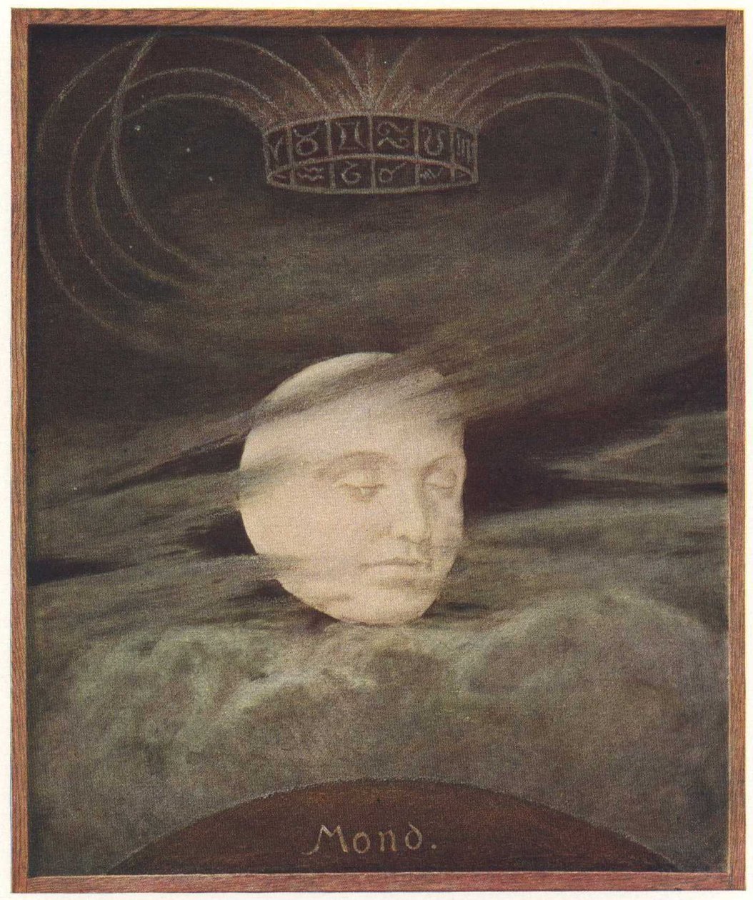 MondnEnglish: moonn alkotó: Hans Thoma