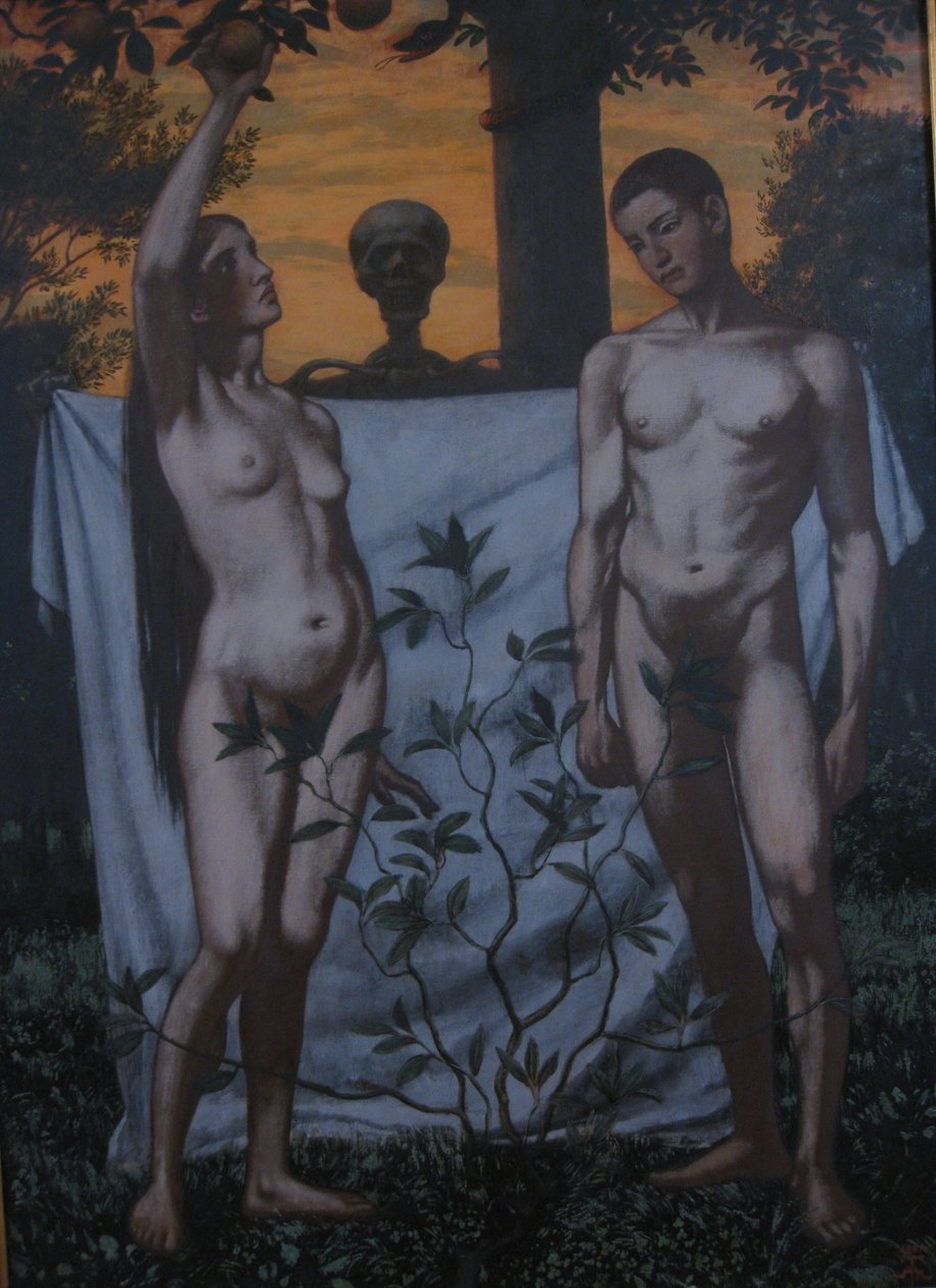 Ádám és Éva alkotó: Hans Thoma