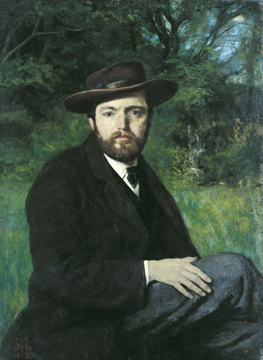 Önarckép, 1871 alkotó: Hans Thoma