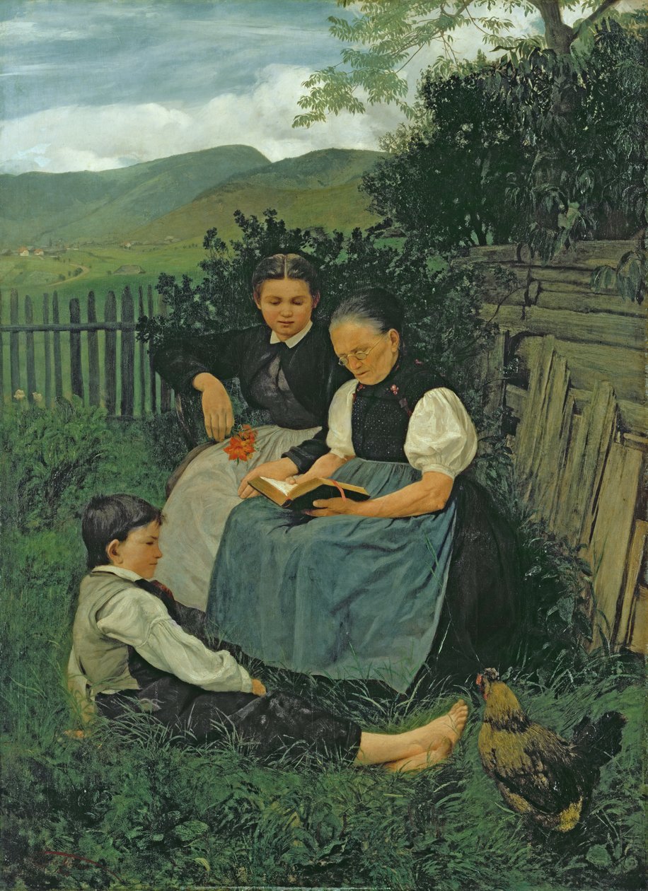 A nap vége, 1868 alkotó: Hans Thoma