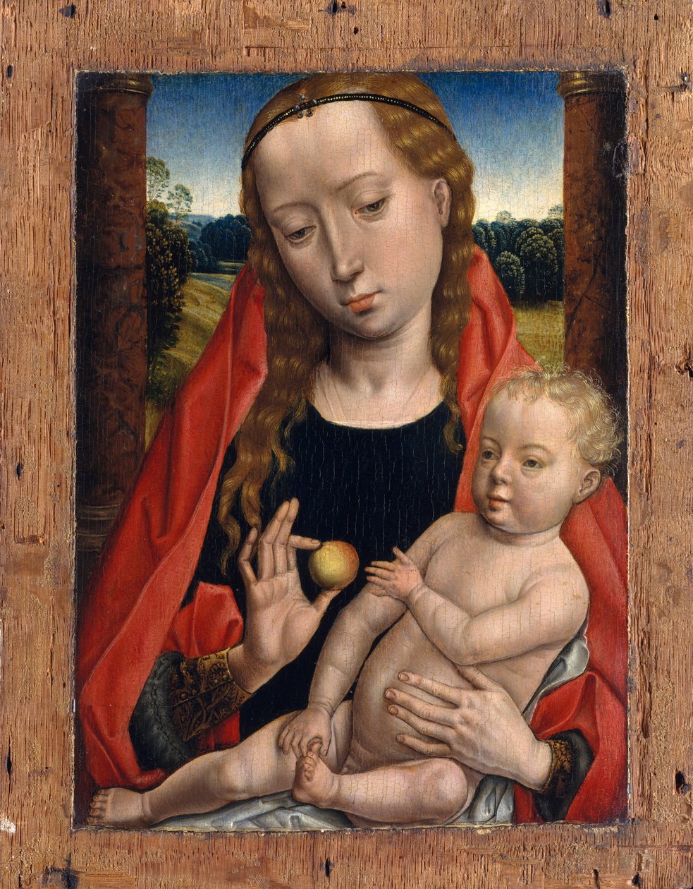 Szűz és gyermeke alkotó: Hans after Memling