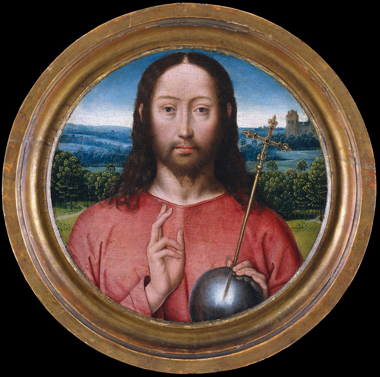 Salvator Mundi, 1475-99 alkotó: Hans Memling