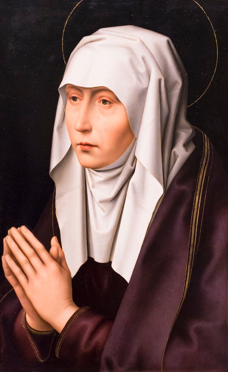 Fájdalmak Szűzanya alkotó: Hans (after) Memling