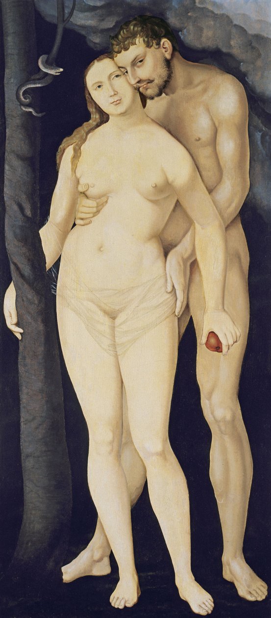 Ádám és Éva, 1531 alkotó: Hans Baldung