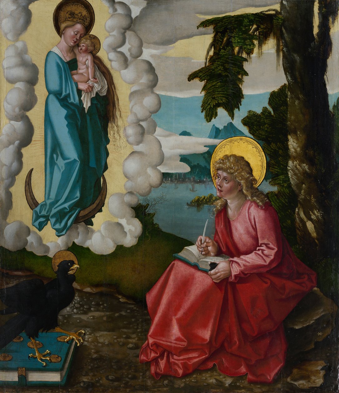 Szent János Patmoszon, kb. 1511. alkotó: Hans Baldung