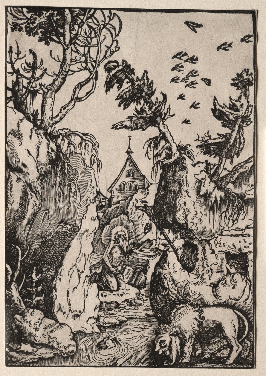 Szent Jeromos a vadonban alkotó: Hans Baldung