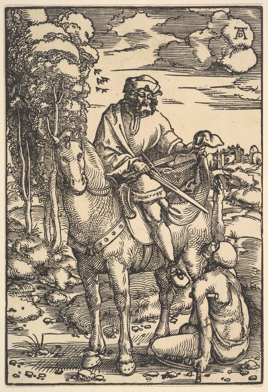 Szent Márton, 16. század. alkotó: Hans Baldung