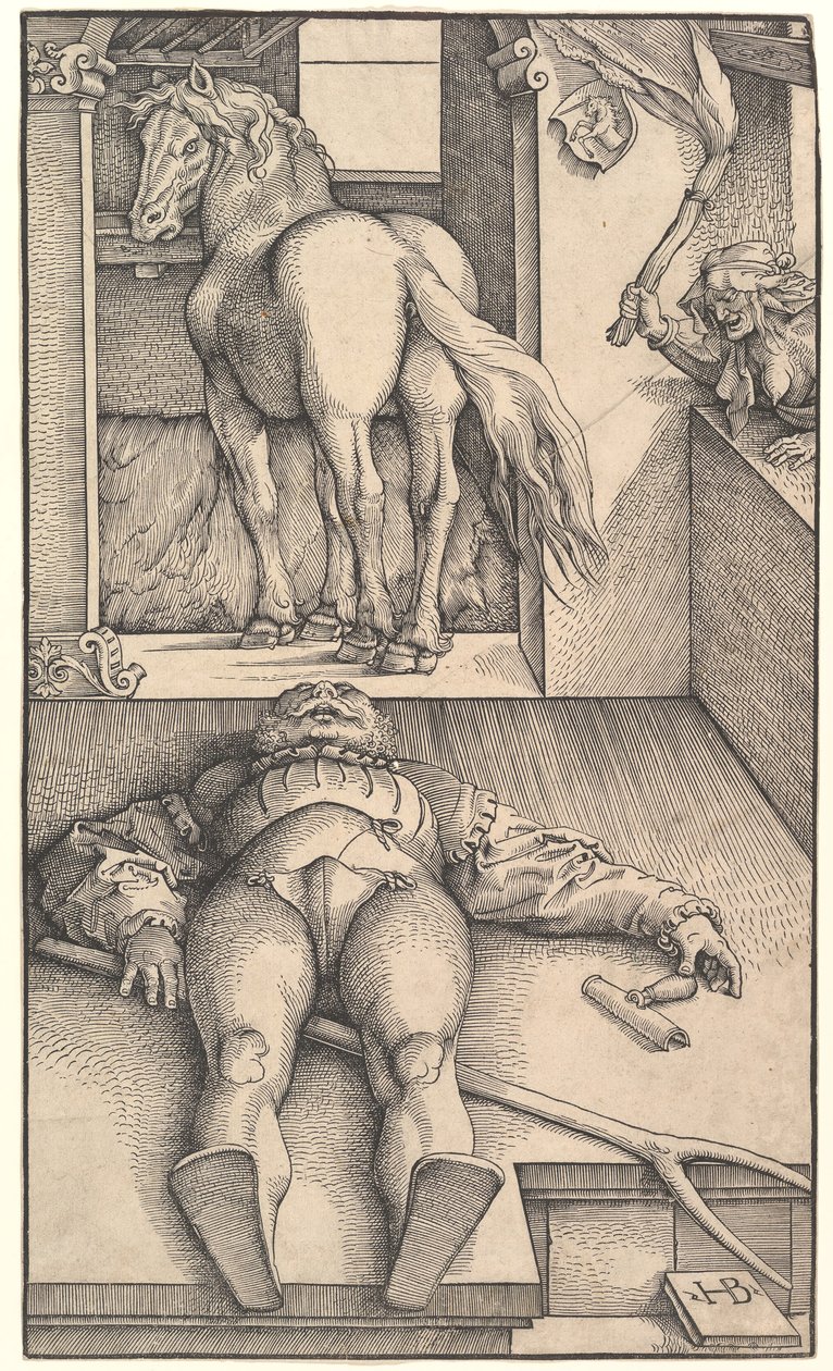 A megbabonázott vőlegény, kb. 1544. alkotó: Hans Baldung