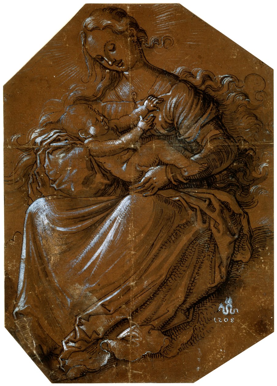 Szűz és gyermek, c1500-1545 alkotó: Hans Baldung