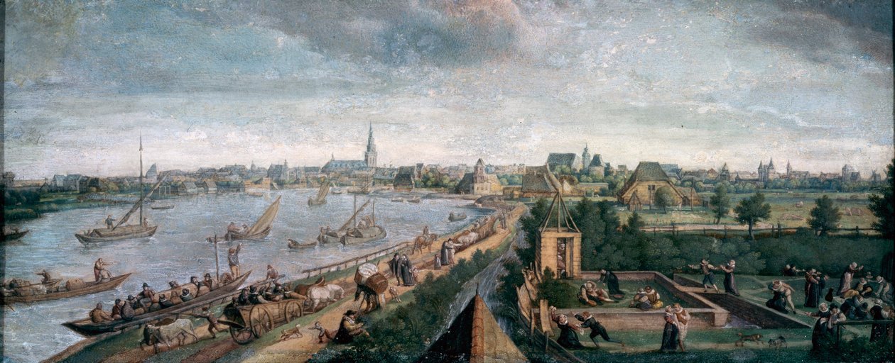 Vidéki mulatságok, 1592. alkotó: Hans Bol