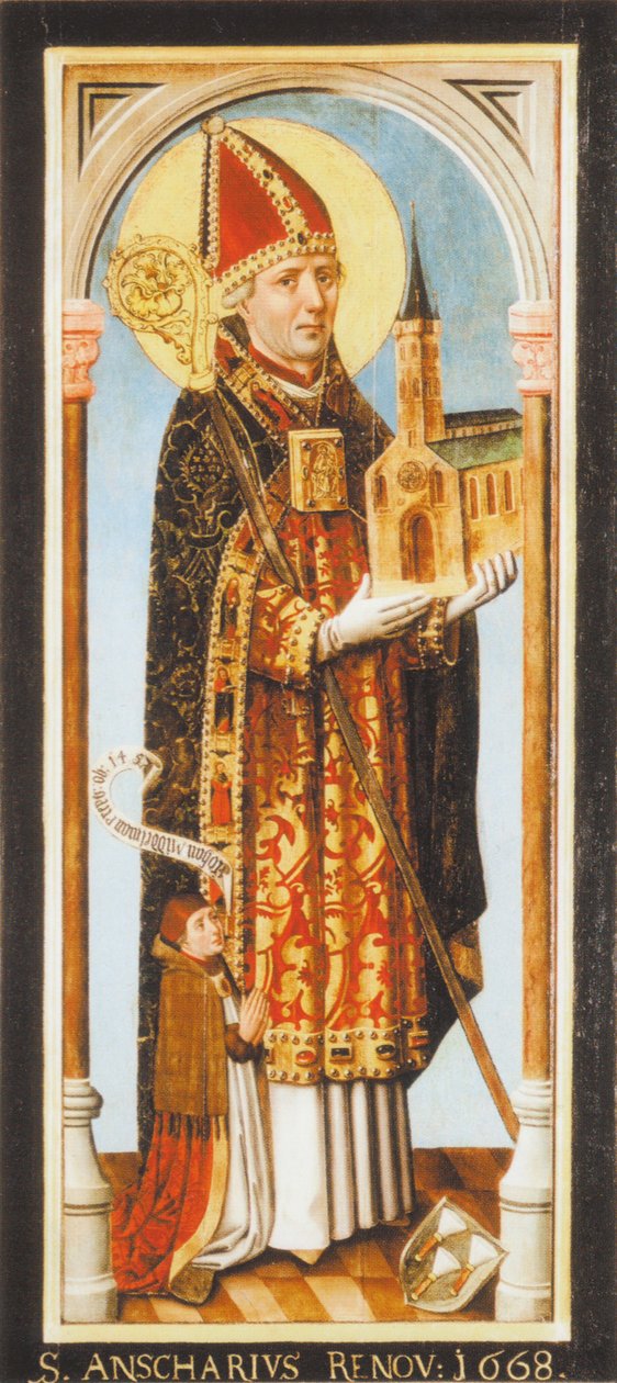 Szent Ansgar alkotó: Hans Bornemann