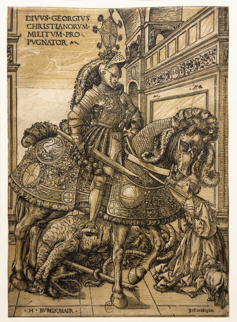 Szent György és a sárkány alkotó: Hans Burgkmair
