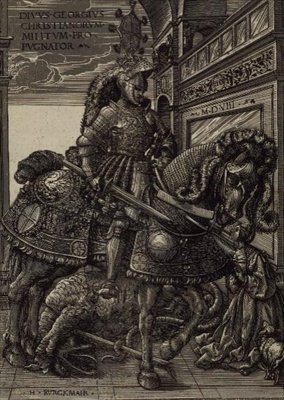 Szent György és a sárkány alkotó: Hans Burgkmair