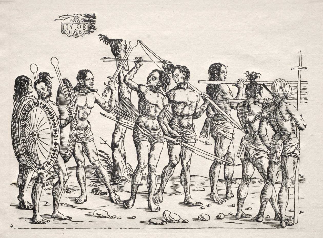 Cochin királya, 1508. alkotó: Hans Burgkmair