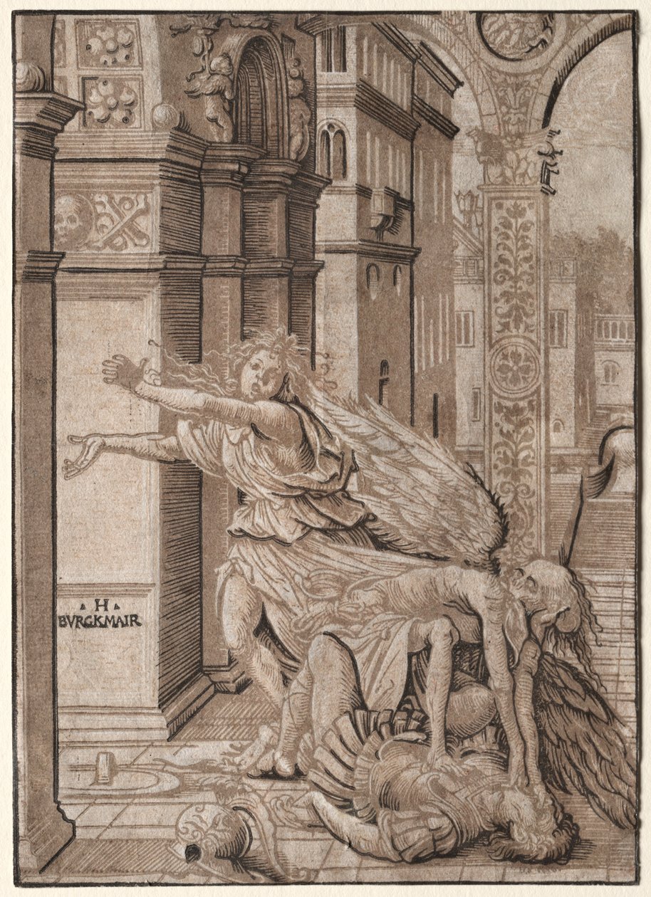 A halál által meglepett szerelmesek, 1510. alkotó: Hans Burgkmair