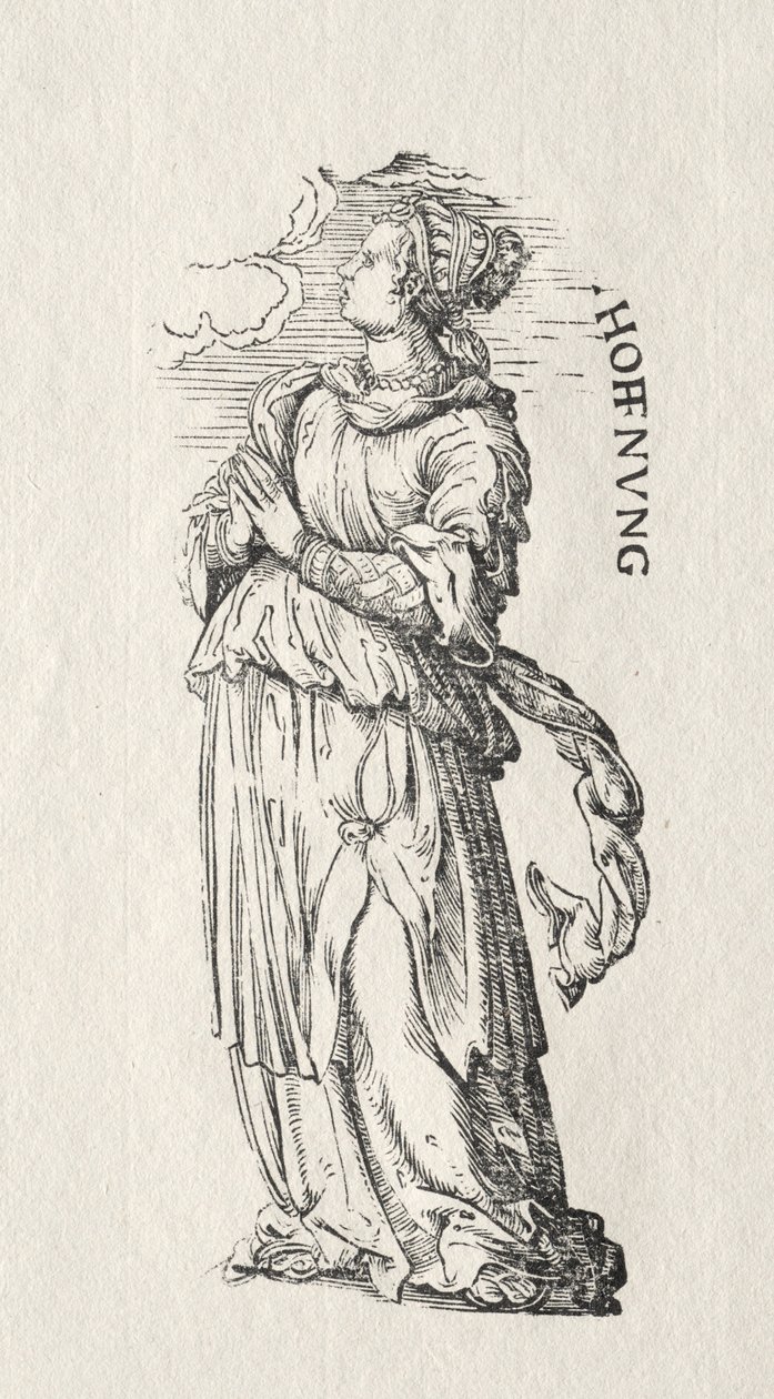 A hét erény: remény. alkotó: Hans Burgkmair