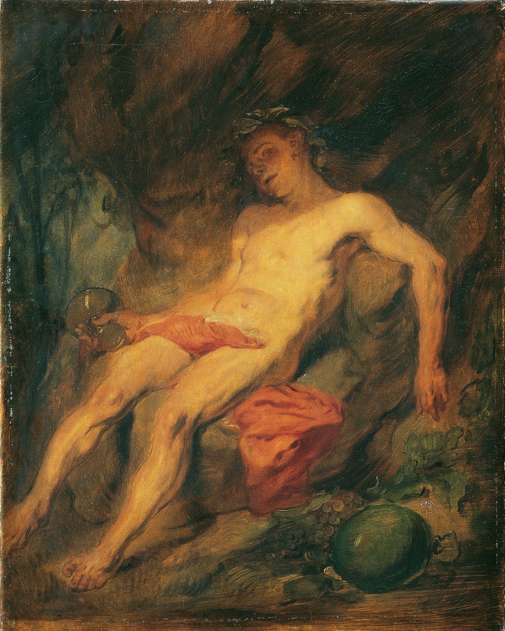 Trunkener Bacchus alkotó: Hans Canon
