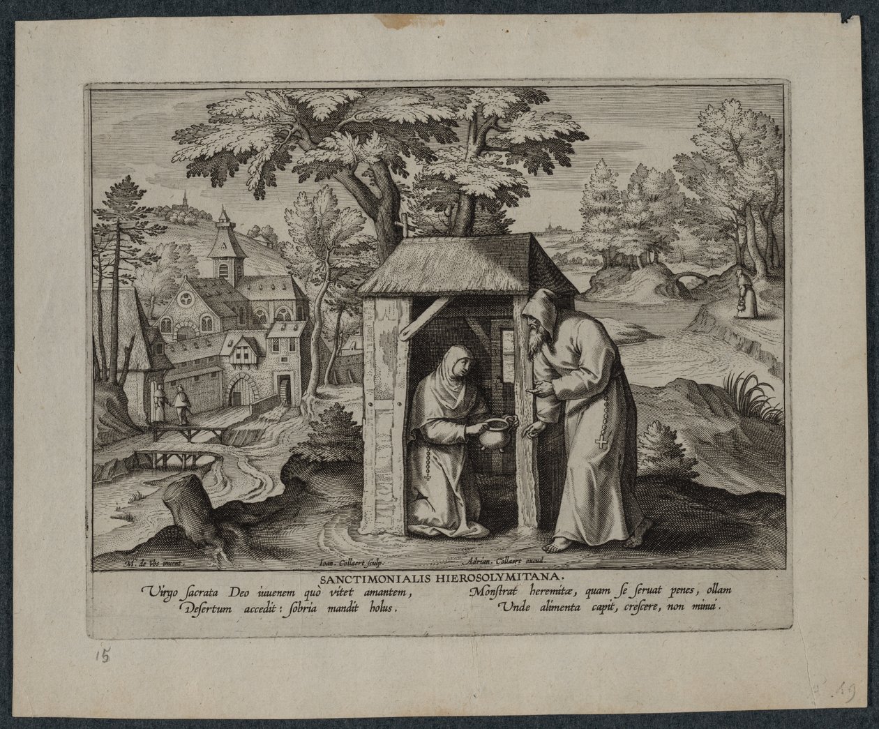 Szent Jeromos. alkotó: Hans Collaert