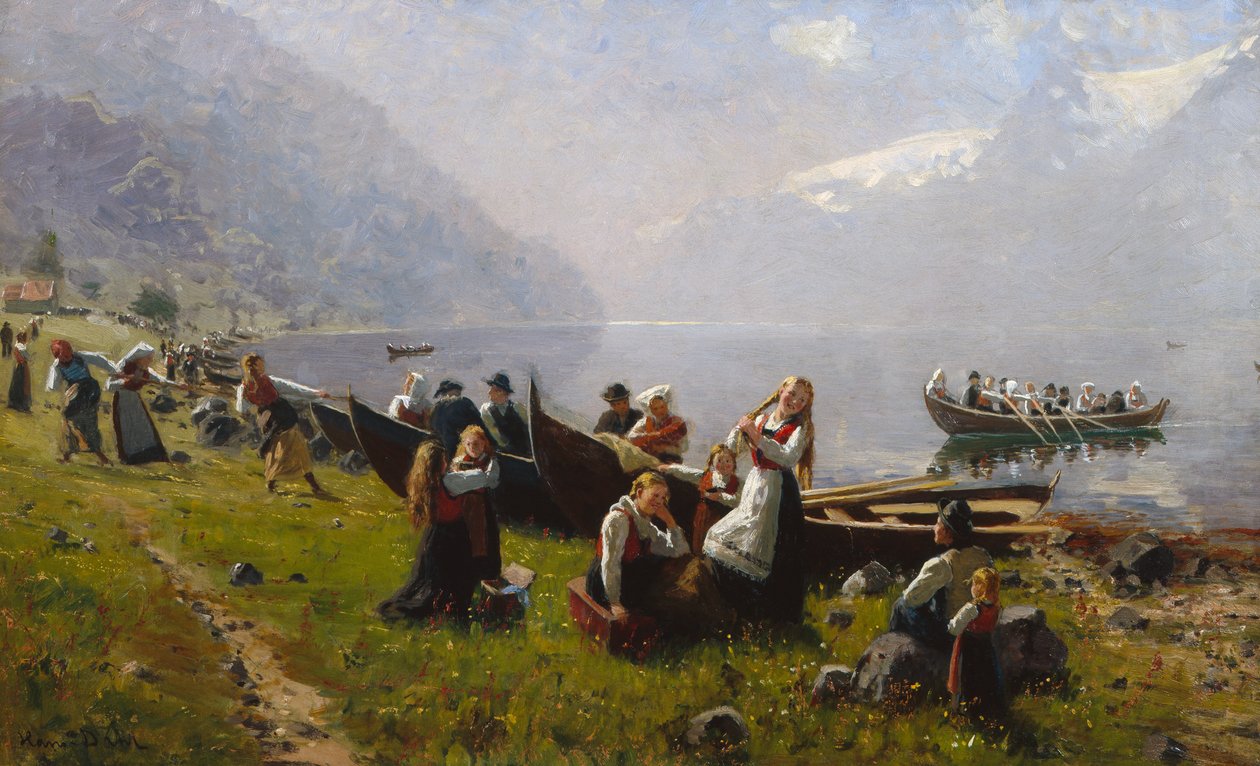 Szentivánéji lakoma alkotó: Hans Dahl